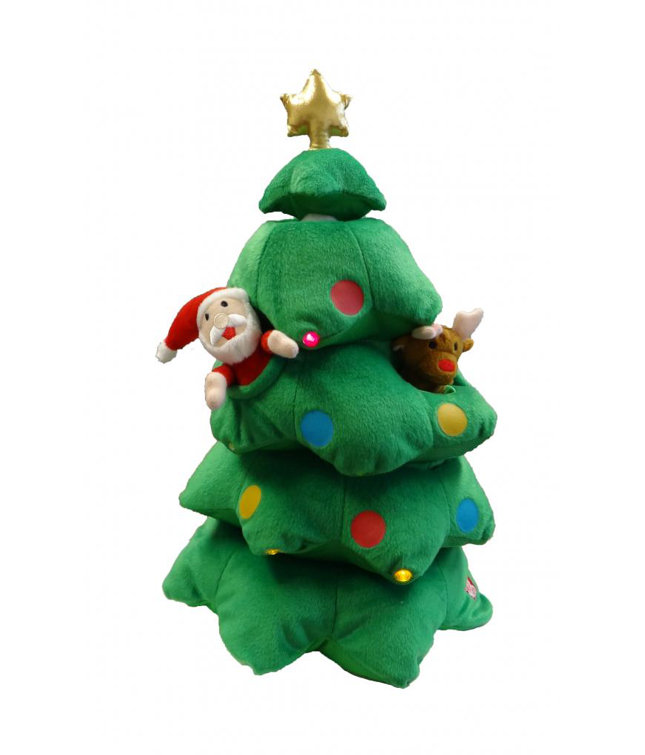The Holiday Aisle® Singing Christmas Tree Musical Plush Toy with Motion